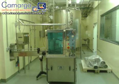 Linha para produ��o de suco refresco bebidas e envase em copos