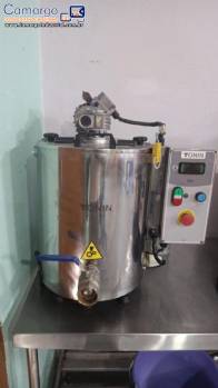 Tanque derretedeira encamisado em inox de chocolate Vonin TD - V 30 kg