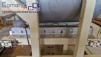 Misturador em a�o inox com esteira inferior para sa�da de produto