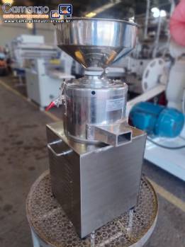 Moinho coloidal em inox de bancada para pastas oleaginosas amendoim, gergelim, castanha e am�ndoa Horus HR-160L