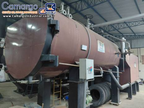 Caldeira industrial a lenha 5.000 kgv por hora MML Caldeiras