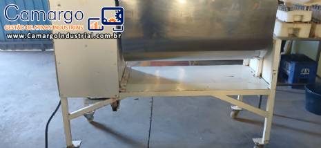Misturador de ps 250 L horizontal em ao inox