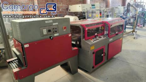 Seladora em L autom�tica com t�nel de encolhimento shrink Sunnyvale LA-6000CS
