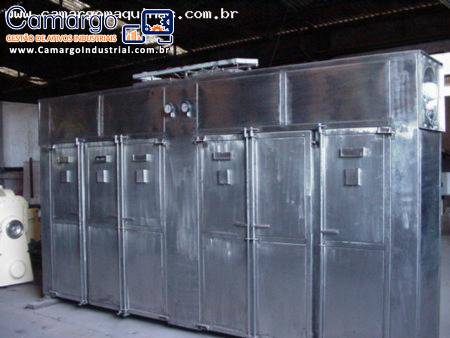 Estufas de secagem p�s granulados