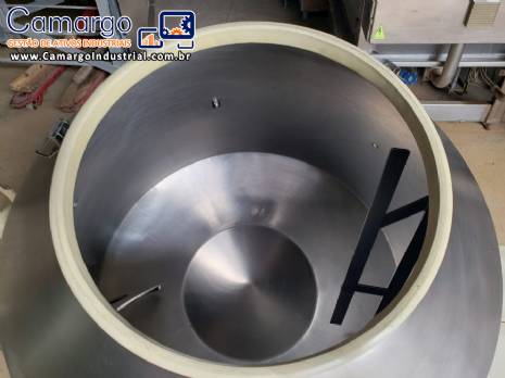 Drageadeira em a�o inox 250 litros